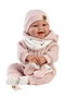 Tala Muñeca Bebé Recién Nacida Sonrisas con Sonidos - 44 cm, Incluye Chupete, Idioma Español, 3 Pilas LR44 Incluidas