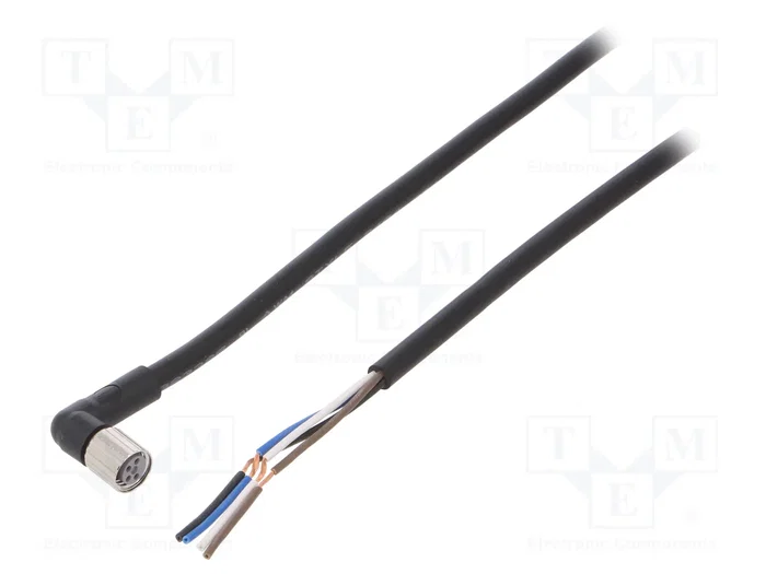 OMRON Cable para sensores M8 hembra angular 5m OMRON Cable para sensores M8 hembra angular 5m