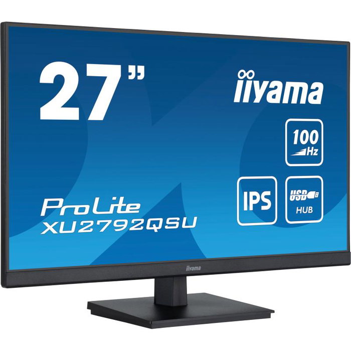 iiyama Monitor ProLite XU2792QSU-B6 - Monitor 27" Quad HD IPS 75Hz, 4ms, FreeSync, Altavoces, Negro