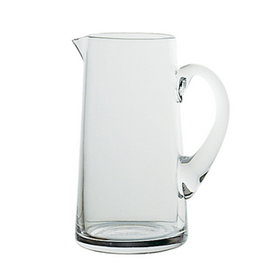 VIDROCEN Canet Jarro de Vidrio 1 Litro 170 mm de Alto - Cristalería (Set de 2)