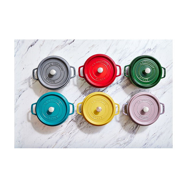 Staub Cocotte Redonda de Hierro Fundido 24 cm Rojo Cereza