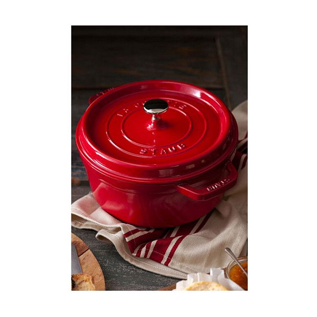 Staub La Cocotte 24cm Hierro Fundido Redonda Rojo 3,7L