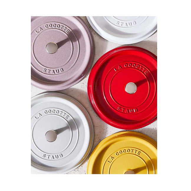 Staub Cocotte Redonda de Hierro Fundido 24 cm Rojo Cereza