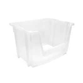 TAYG Gaveta apilable y encajable 50 L Transparente