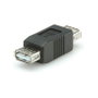 ROLINE USB 2.0 Gender Changer Tipo A F/F Negro