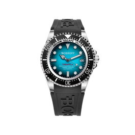 Bobroff BF0009-BFSTN Reloj Automático con Esfera Azul y Correa Negra