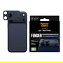 PanzerGlass Protector de Cámara Deep Blue para iPhone Pro Max, Resistente a Rayones y Golpes, Aplicación en Seco, Vidrio Templado, Incluye Kit de Limpieza