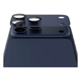 PanzerGlass Protector de Cámara Deep Blue para iPhone Pro Max, Resistente a Rayones y Golpes, Aplicación en Seco, Vidrio Templado, Incluye Kit de Limpieza