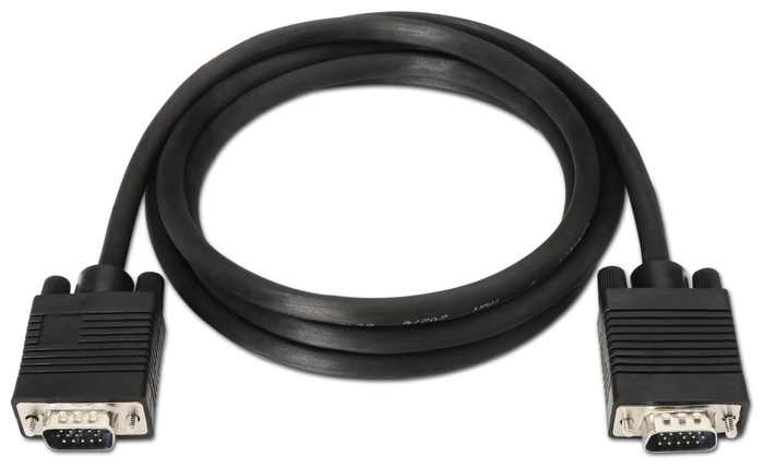 AISENS Cable SVGA HDB15/M-HDB15/M Negro 3m