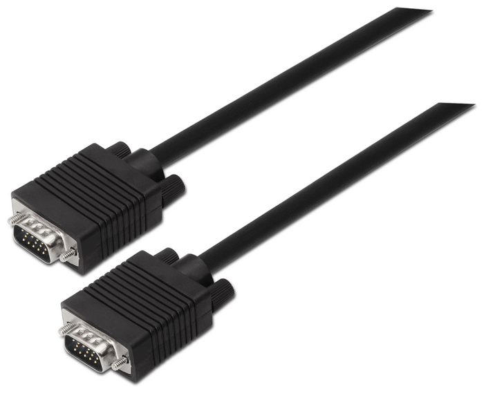 AISENS Cable SVGA HDB15/M-HDB15/M Negro 3m