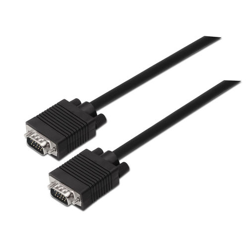 AISENS Cable VGA HDB15/M - HDB15/M 3.0M Negro, 2048x1536, Plug and Play AISENS Cable VGA HDB15/M - HDB15/M 3.0M Negro, 2048x1536, Plug and Play