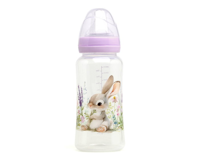 KioKids Biberón Anticólicos 360 mL Conejo Lavanda +6 meses KioKids Biberón Anticólicos 360 mL Conejo Lavanda +6 meses