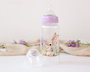 KioKids Biberón Anticólicos 360 mL Conejo Lavanda +6 meses