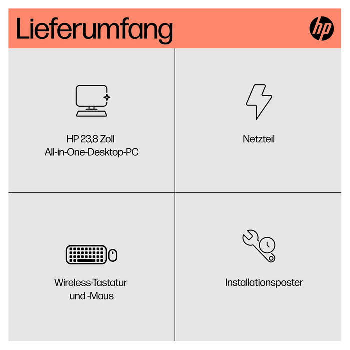 HP 24-cr0009ng PC All-in-One de 23,8 Pulgadas HP 24-cr0009ng PC All-in-One de 23,8 Pulgadas