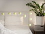 GIFTDECOR Tira LED 10 Bolas Menta Exterior 31x20x6.5 cm (Set de 12)