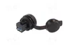 WEIDMÜLLER Conector hembra USB FrontCom Ø22mm IP65 negro