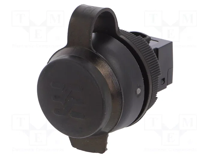 WEIDMÜLLER Conector hembra USB FrontCom Ø22mm IP65 negro WEIDMÜLLER Conector hembra USB FrontCom Ø22mm IP65 negro