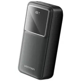 Vention FHMB0 Powerbank 30000mAh, 22.5W Carga Rápida, Pantalla LED, Color Negro