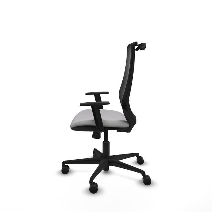 PIQUERAS Y CRESPO Silla de oficina Mardos con Mecanismo Sincro, Gris claro y Negro PIQUERAS Y CRESPO Silla de oficina Mardos con Mecanismo Sincro, Gris claro y Negro
