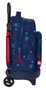 Mochila Escolar con Ruedas Spider-Man Neon Azul marino 33 X 45 X 22 cm