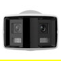 Hikvision DS-2CD2T46G2P-ISU/SL Cámara IP de Seguridad Exterior 4MP 180° Panorama IP67 2.8mm Visión Nocturna 40m Audio WDR H.265+ Detección de Movimiento