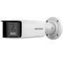 Hikvision Cámara IP bullet 4M AcuSense Panoramic lente dual 2.8mm WDR H.265+ IP67 Audio Alarma Luz Blanca 40m