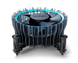 Intel Laminar RM1 Refrigerador de aire para CPU, Socket LGA1700, Compatible con Intel Core i3/i5/i7, Negro/Azul