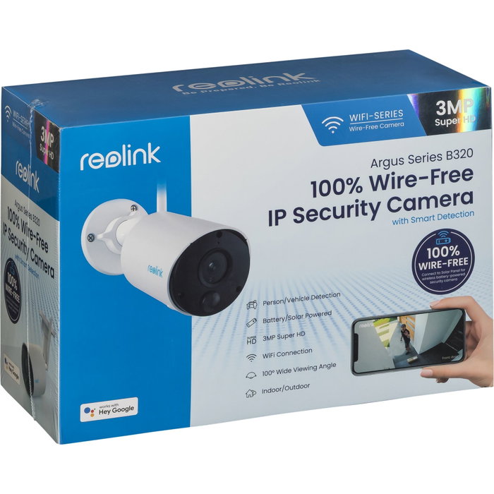 Reolink Argus B320 Cámara de Seguridad IP Inalámbrica 3 MP Reolink Argus B320 Cámara de Seguridad IP Inalámbrica 3 MP