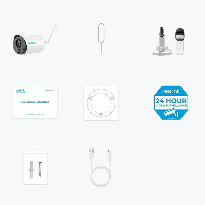 Reolink Argus Series B320 Cámara de Seguridad 2K de 3 MP