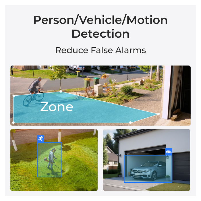 Reolink BWB2K07 Cámara de Seguridad IP Inalámbrica Exterior Interior 3MP Google Assistant Compatible