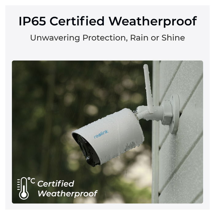 Reolink BWB2K07 Cámara de Seguridad IP Inalámbrica Exterior Interior 3MP Google Assistant Compatible