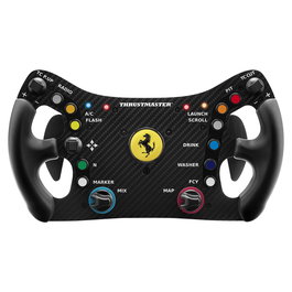 Thrustmaster THR3362934003395 Volante Ferrari 488 GT3 Wheel Add-On Negro y Rojo