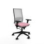 PIQUERAS Y CRESPO Silla de oficina Horna Rosa y Blanca