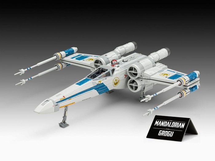 Star Wars The Mandalorian and Grogu Revell Kit de maquetas 1/57 New Republic X-Wing Fighter 22 cm
