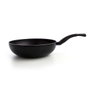 Quid Wok de Aluminio Estampado Hydra 28 cm Negro