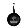 Quid Wok de Aluminio Estampado Hydra 28 cm Negro