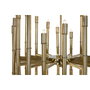 DKD Home Decor Lámpara de Techo Acero Patinado Dorado Brillante