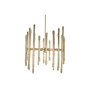 DKD Home Decor Lámpara de Techo Acero Patinado Dorado Brillante
