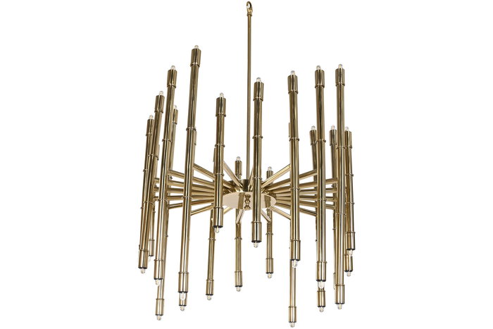 DKD Home Decor India lamps 1c25 Lámpara Techo Dorado 74 x 158 x 74 cm