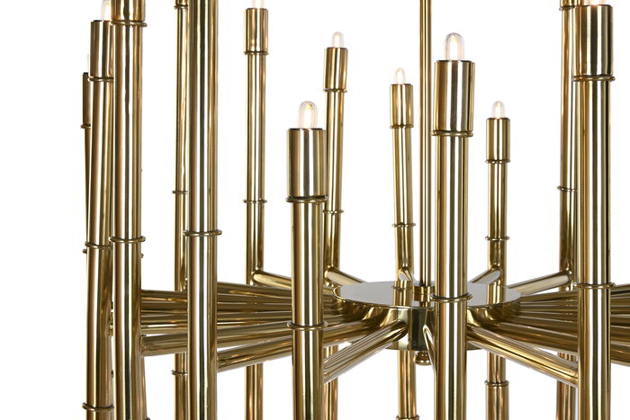 DKD Home Decor India lamps 1c25 Lámpara Techo Dorado 74 x 158 x 74 cm