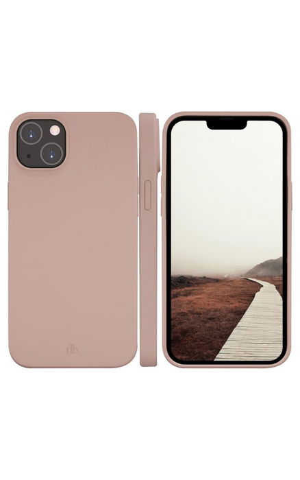 dbramante1928 Funda Protectora para iPhone 14 Max, Plástico Reciclado, Color Pink Sand