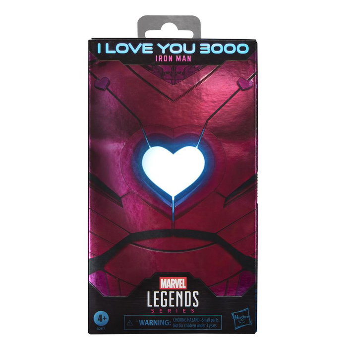 Hasbro Marvel Legends Series I Figura de Iron Man 'I Love You 3000' Edición Especial con Corazones - 15 cm (6") Articulada con Accesorios