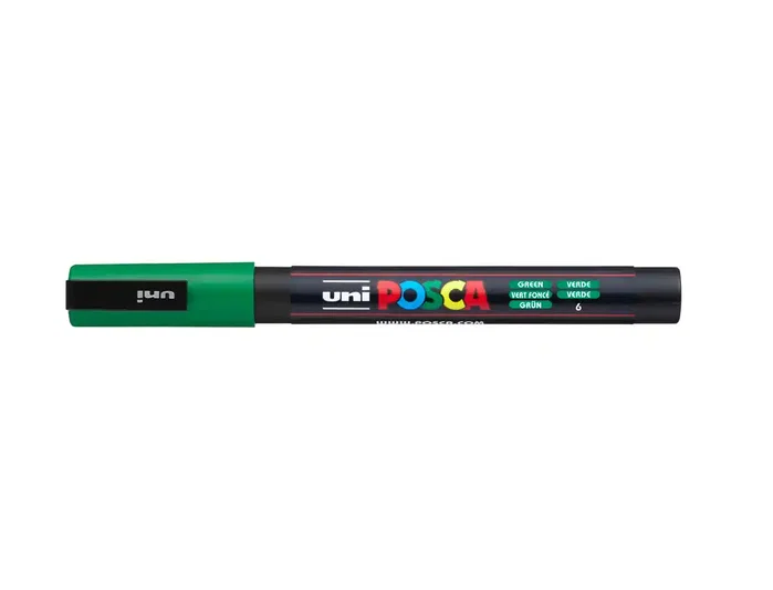 POSCA Marcador PC-3M Punta Cónica 0,9 - 1,3 mm Verde POSCA Marcador PC-3M Punta Cónica 0,9 - 1,3 mm Verde