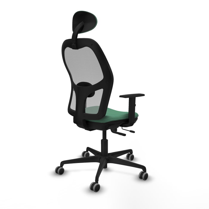 PIQUERAS Y CRESPO Silla de oficina Jorquera con mecanismo Sincro/Traslack Verde esmeralda y Gris PIQUERAS Y CRESPO Silla de oficina Jorquera con mecanismo Sincro/Traslack Verde esmeralda y Gris