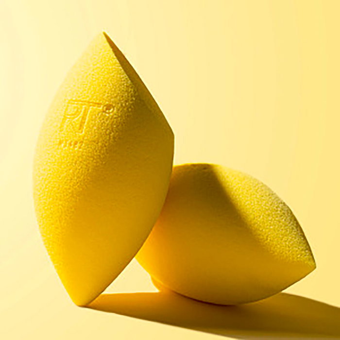 Real Techniques Esponja de Maquillaje Miracle Concealer Sponge Duo 2 u, Doble Punta Fina, Espuma Suave sin Látex 100% Vegano