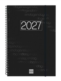 Finocam Agenda Anual 2027 Basic Year Catalán Negro