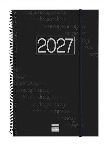 Finocam Agenda Anual 2027 Basic Year Catalán Negro Finocam Agenda Anual 2027 Basic Year Catalán Negro