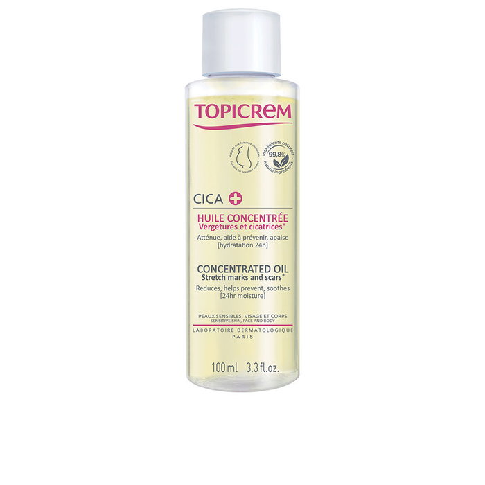 Topicrem Aceite CICA para Cicatrices y Estrías, Hidratante Corporal, 100 ml Topicrem Aceite CICA para Cicatrices y Estrías, Hidratante Corporal, 100 ml