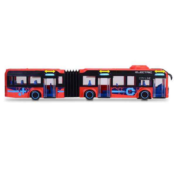 Smoby Autobús Volvo City Bus 40 cm - Juguete de Coches y Vehículos para Niños de 3+ Años