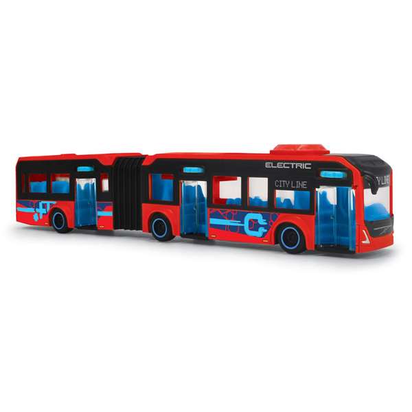 Smoby Autobús Volvo City Bus 40 cm - Juguete de Coches y Vehículos para Niños de 3+ Años